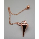 GPK Pendulum metal (about 1 inch pendant and 7 inch chain)  in Rose Gold color - 10 pcs pack